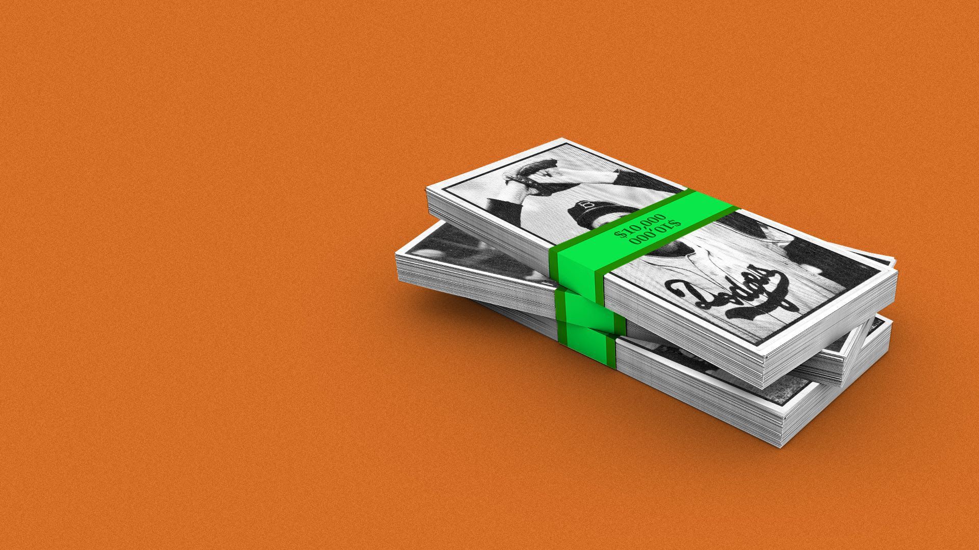 an illustration of stacks of cards