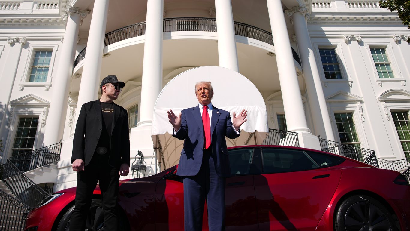 Trump says Tesla vandals "stand a very good chance of going to jail" for up to 20 years - Axios