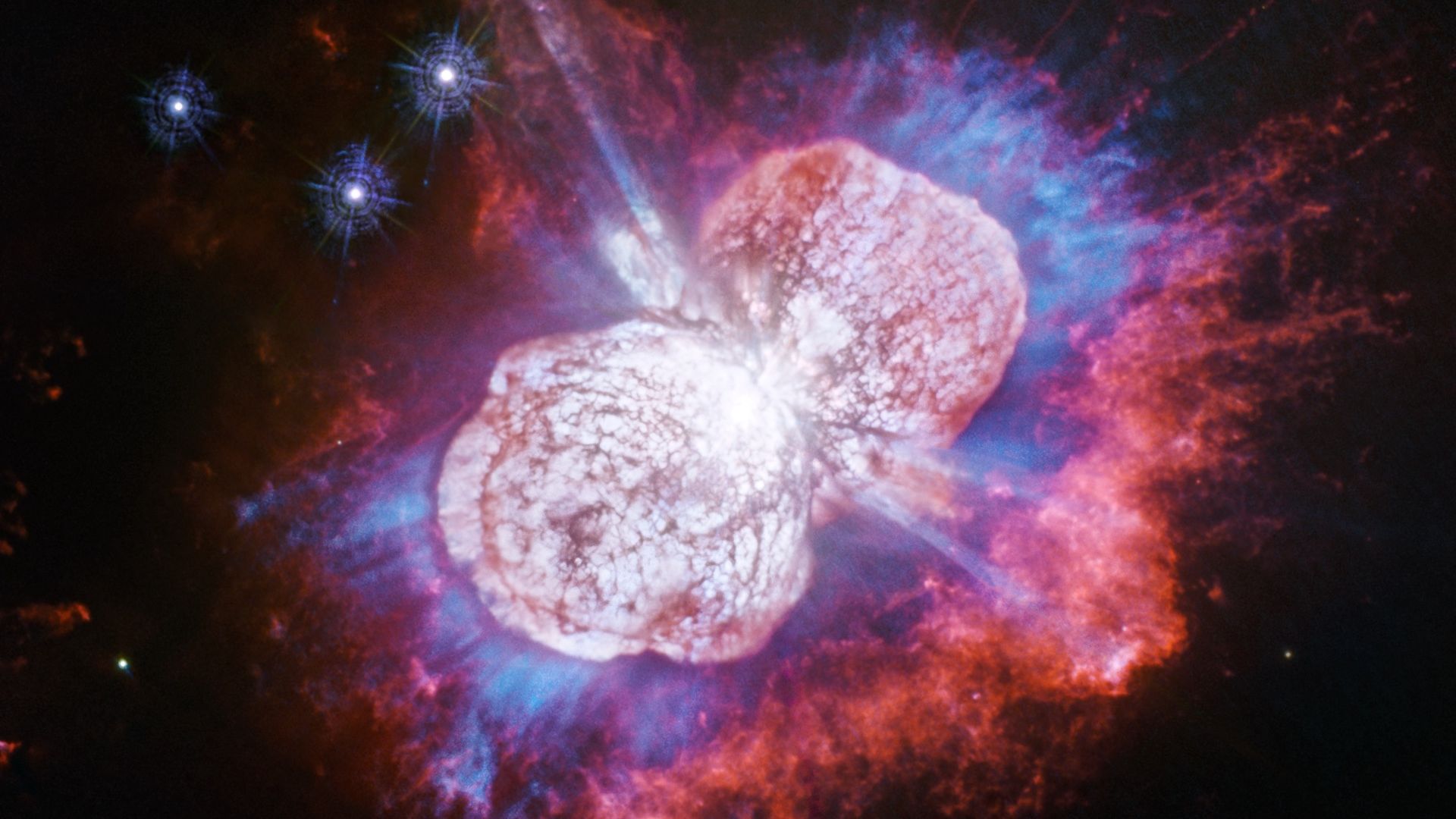 Eta Carinae seen by the Hubble Space Telescope