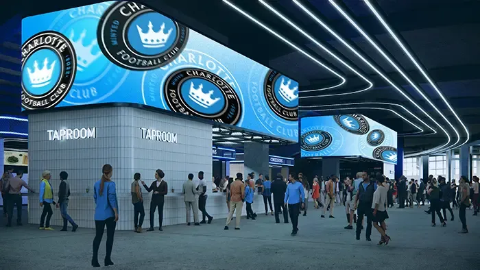 Bank of America Stadium renovation rendering