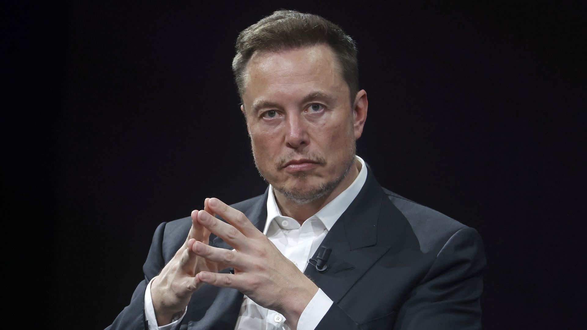  Chief Executive Officer of SpaceX and Tesla and owner of Twitter, Elon Musk attends the Viva Technology conference dedicated to innovation and startups at the Porte de Versailles exhibition centre on June 16, 2023 in Paris, France. 