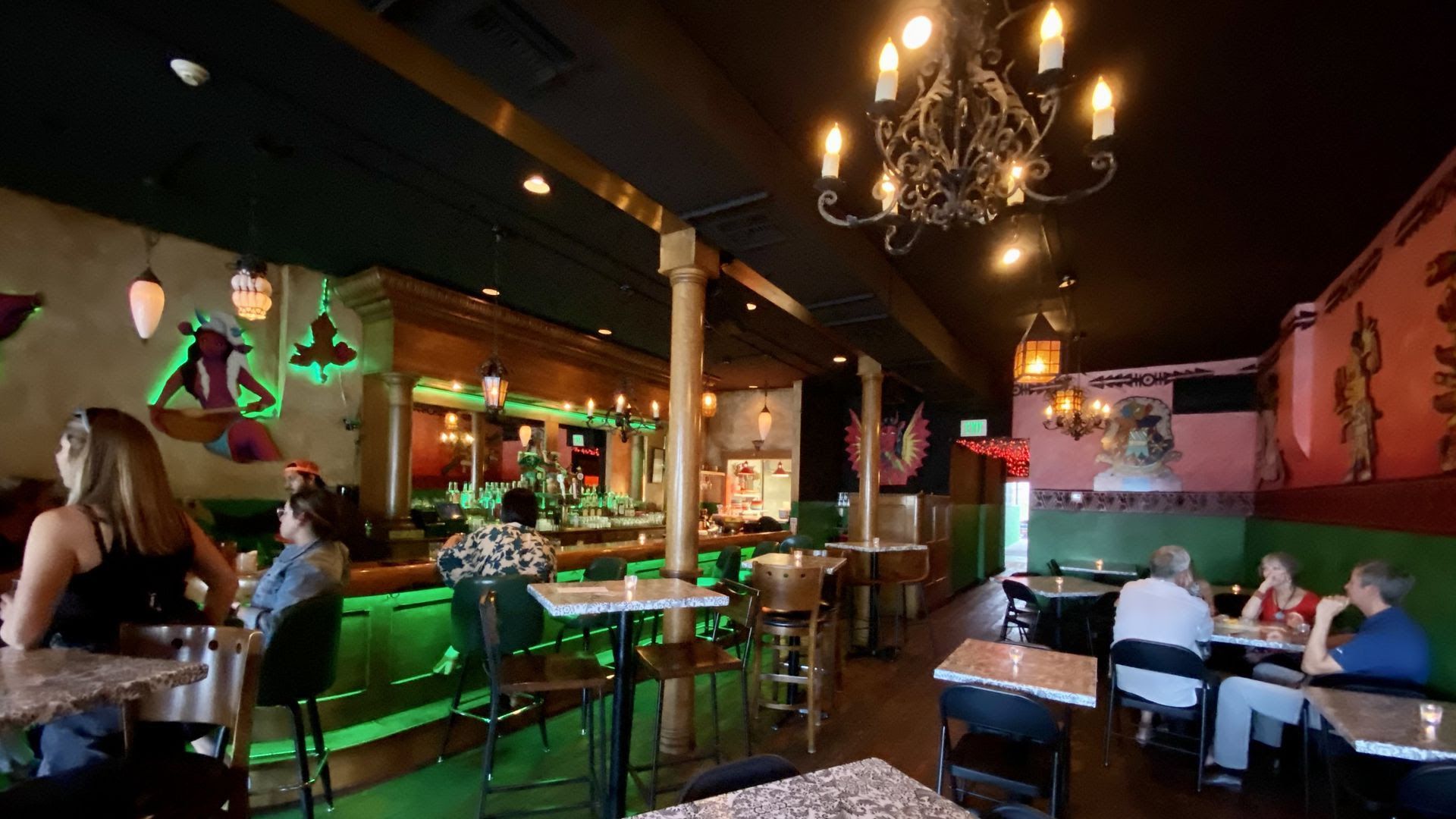 Inside La Diabla Pozole y Mezcal, located between RiNo and LoDo. Photo: Alayna Alvarez/Axios