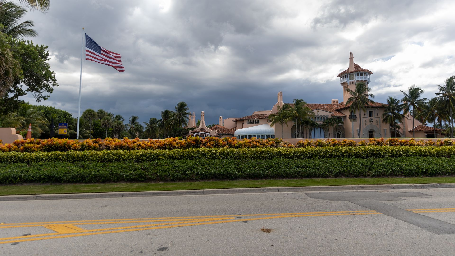 Mar-A-Lago is seen August 16, 2022 a week after the FBI raided the home of former President Trump.