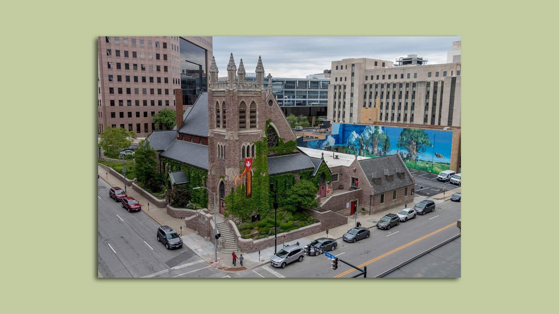 The Cathedral Church of St. Paul in downtown Des Moines.