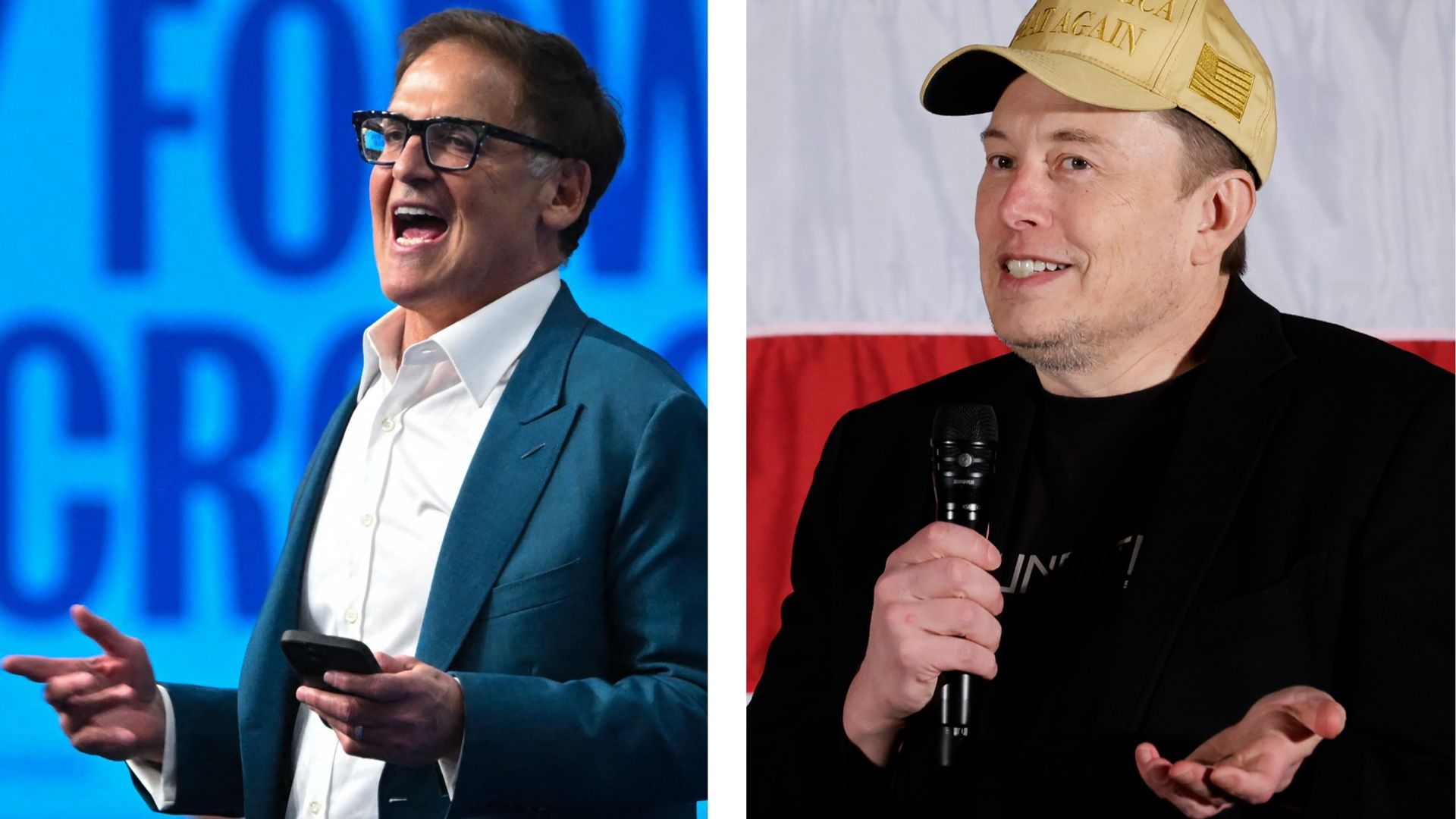 Musk rallies for Trump, Mark Cuban campaigns with Harris
