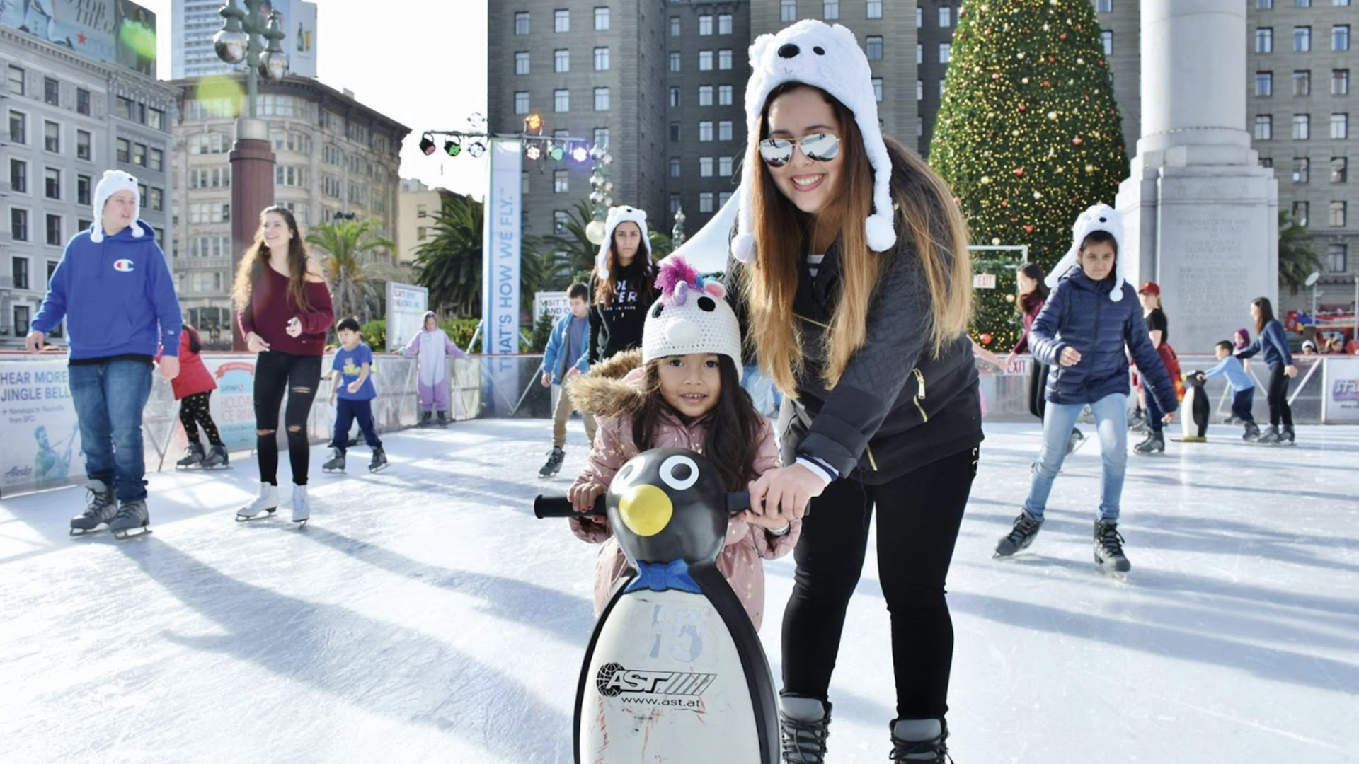 Sure the balancing penguins are for kids, but can we get one for adults? Asking for a friend… Photo: Courtesy of Union Square Holiday Ice Rink
