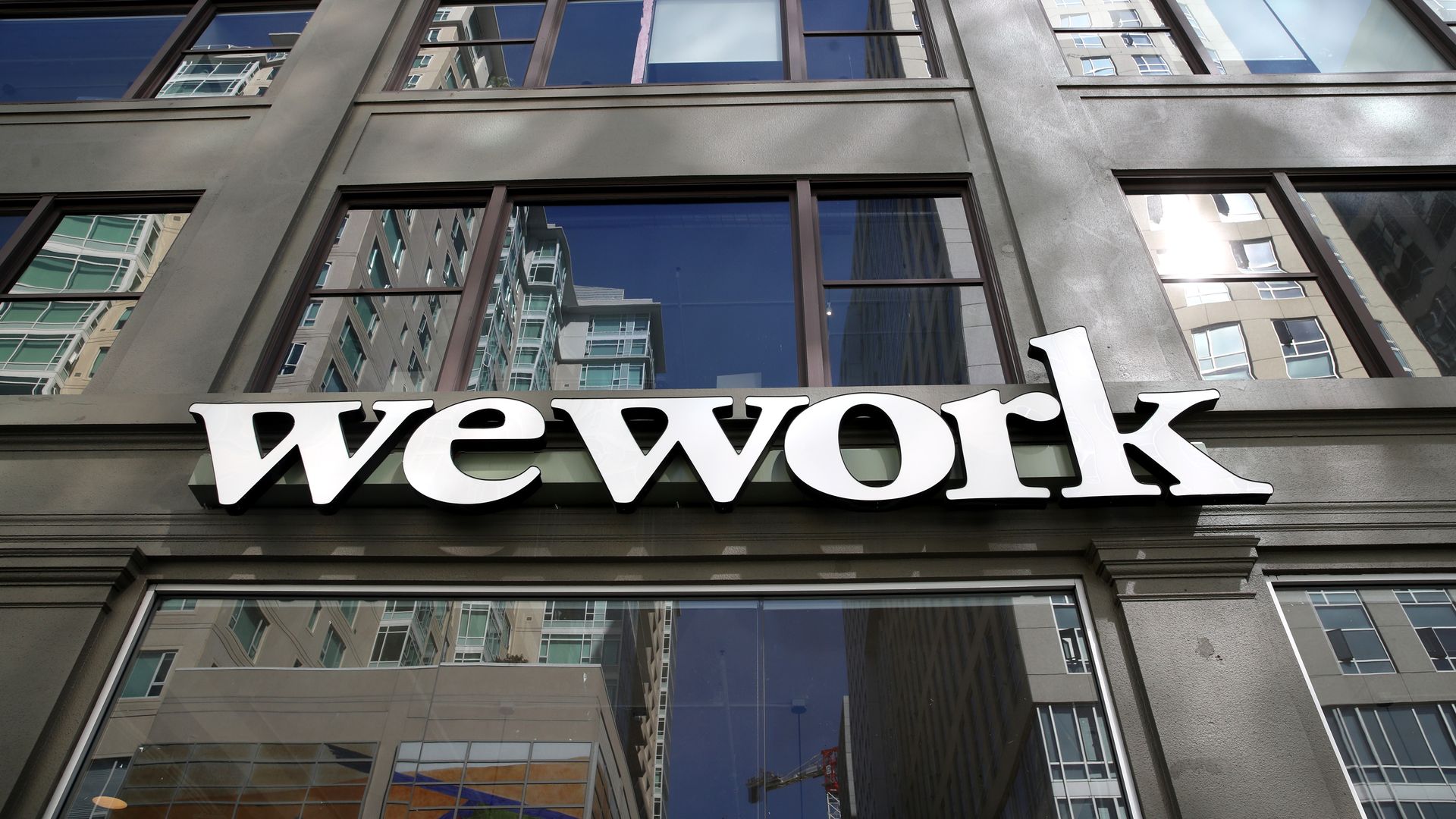 WeWork sign