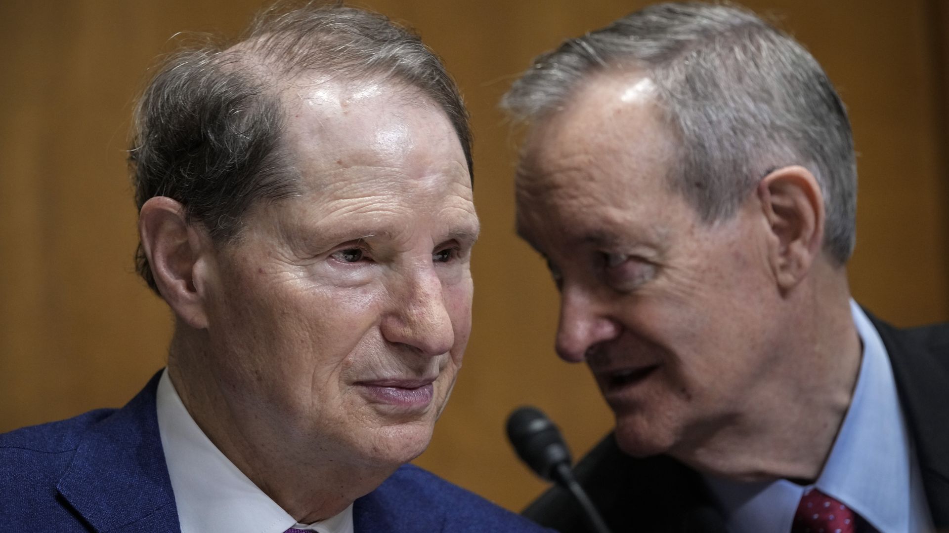 Sens. Wyden and Crapo at the Capitol
