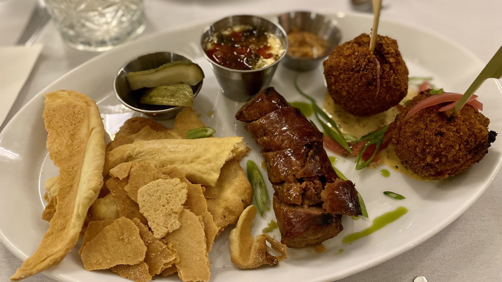 A photo of a plate of food