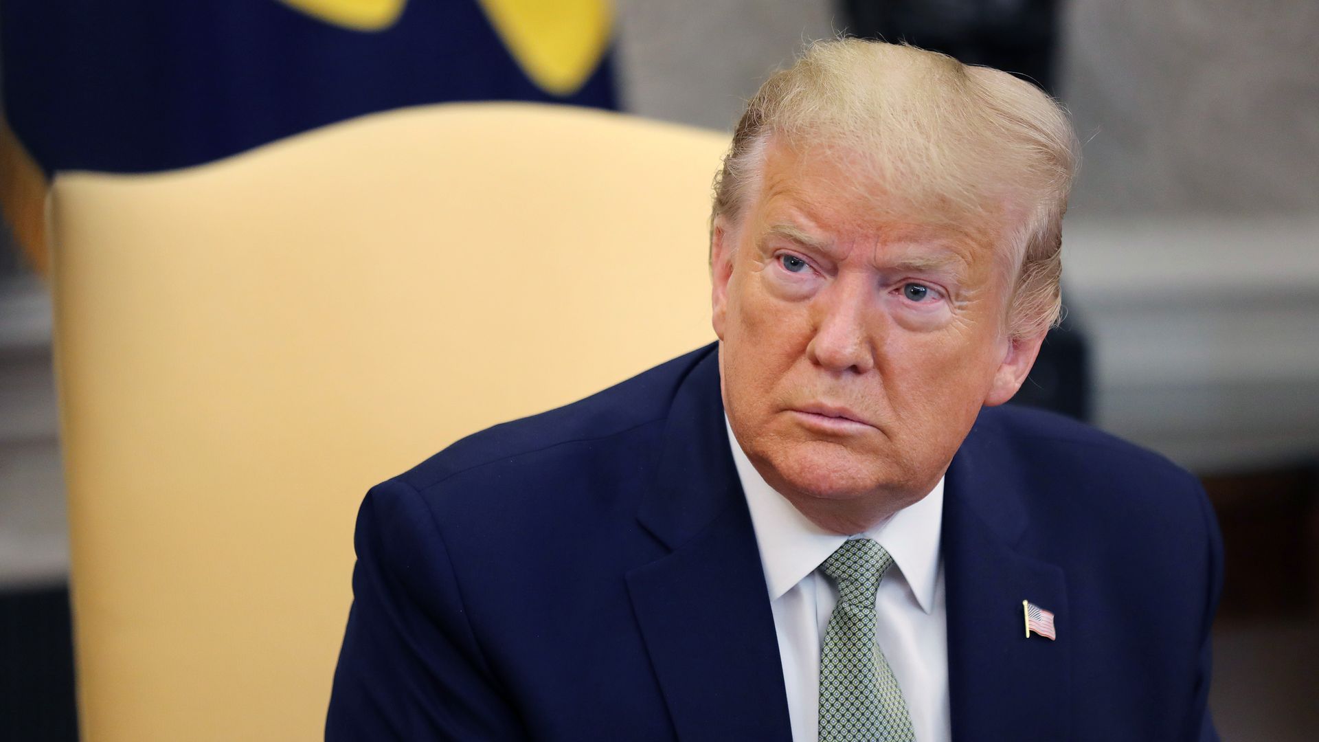 President Trump in the Oval Office