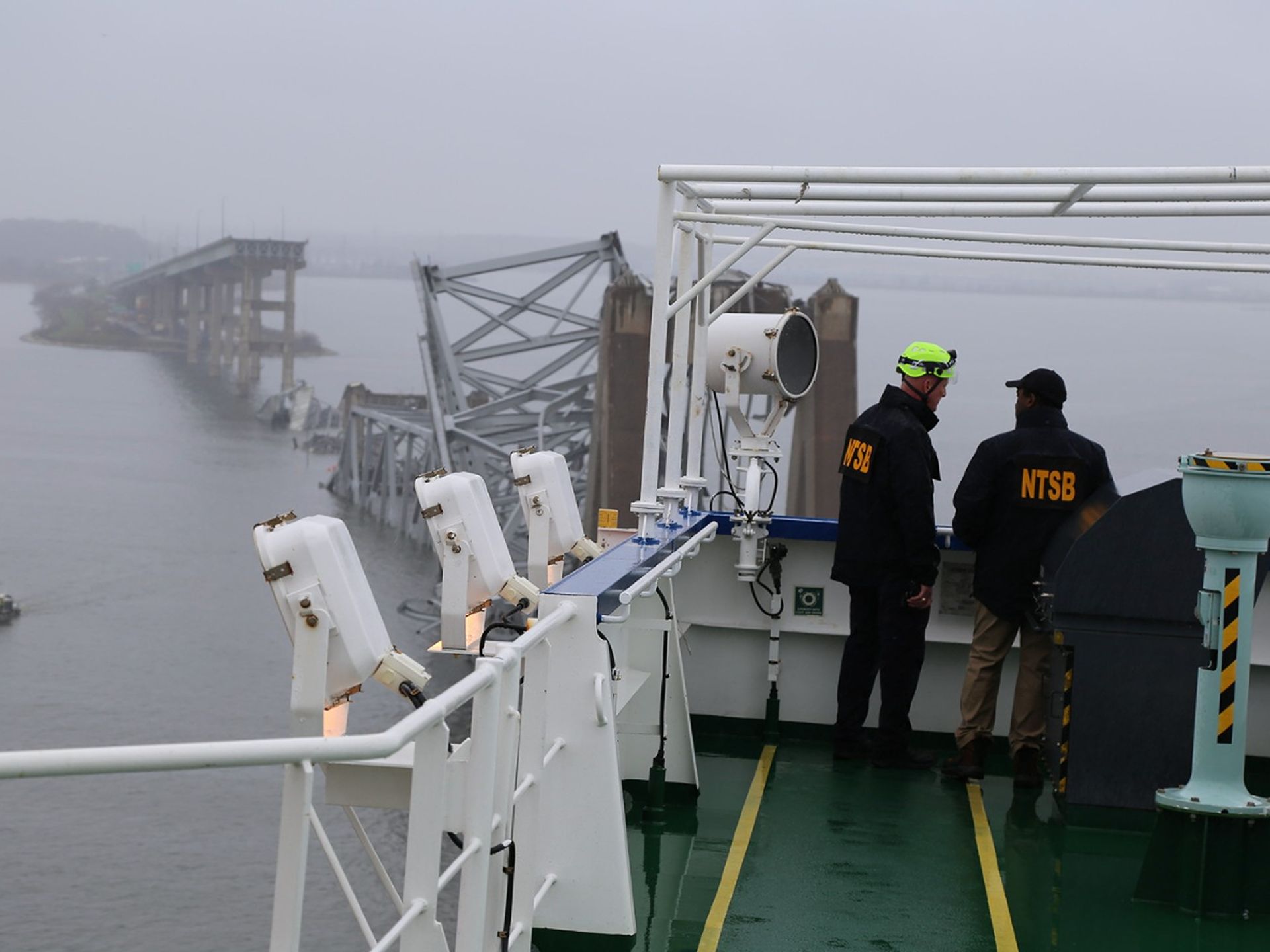 Baltimore bridge collapse ship's voyage recorder data recovered by