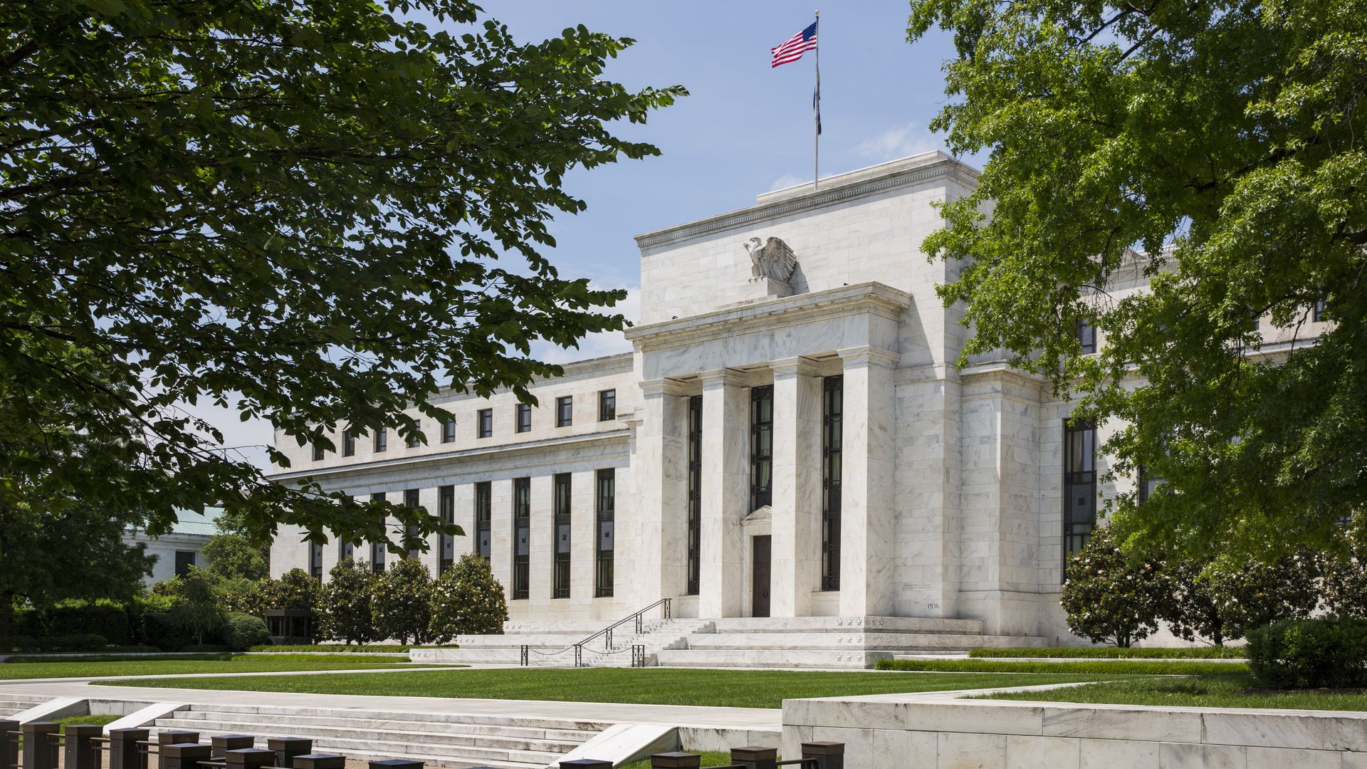 The Eccles Building, location of the Board of Governors of the Federal Reserve System, in Washington, DC. 