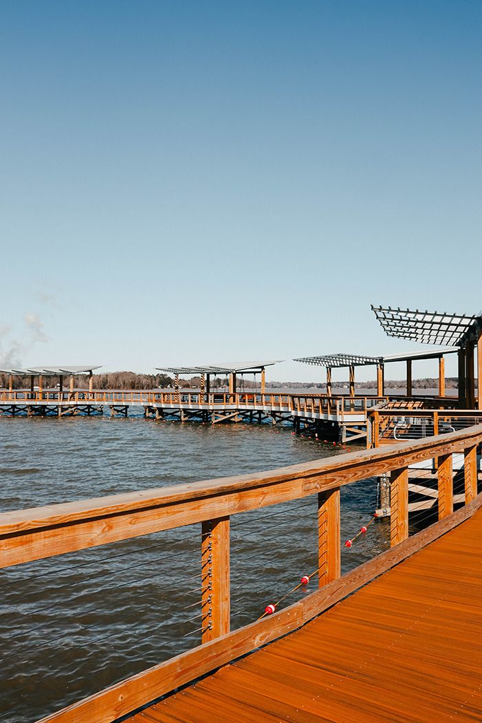 Dock at Ebenezer Park Lake Wylie SC
