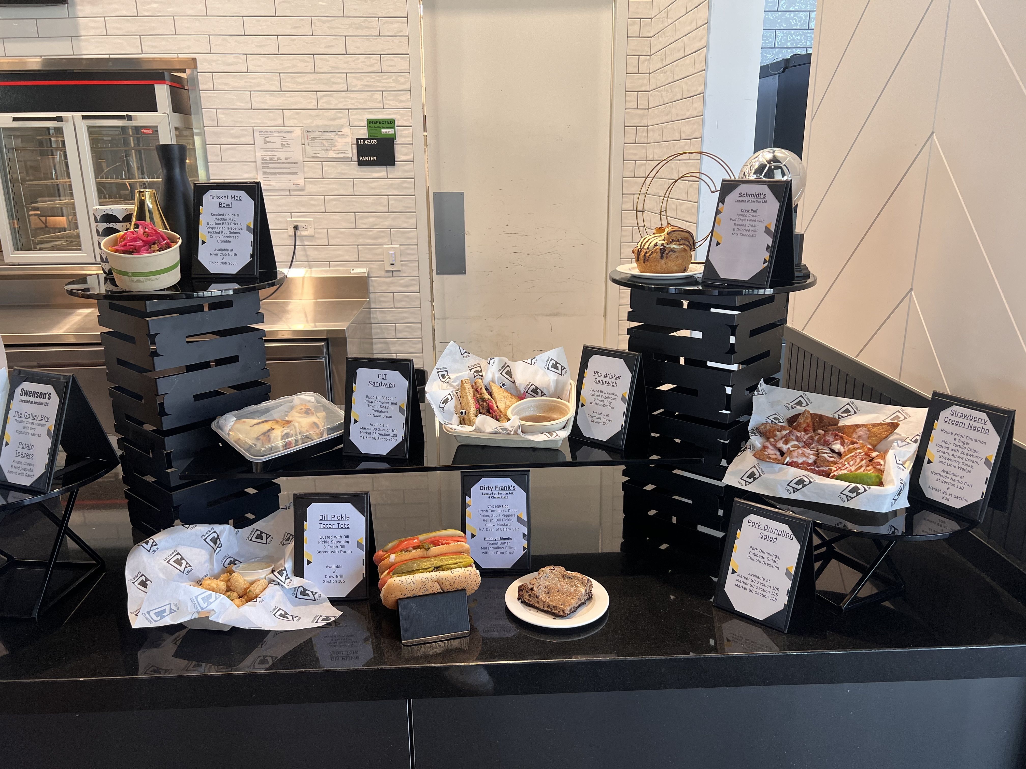 A selection of new Crew concessions