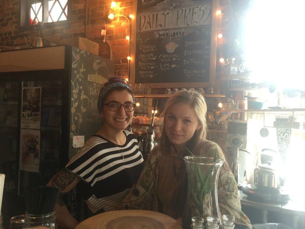 Diana and Lindsey Daily Press