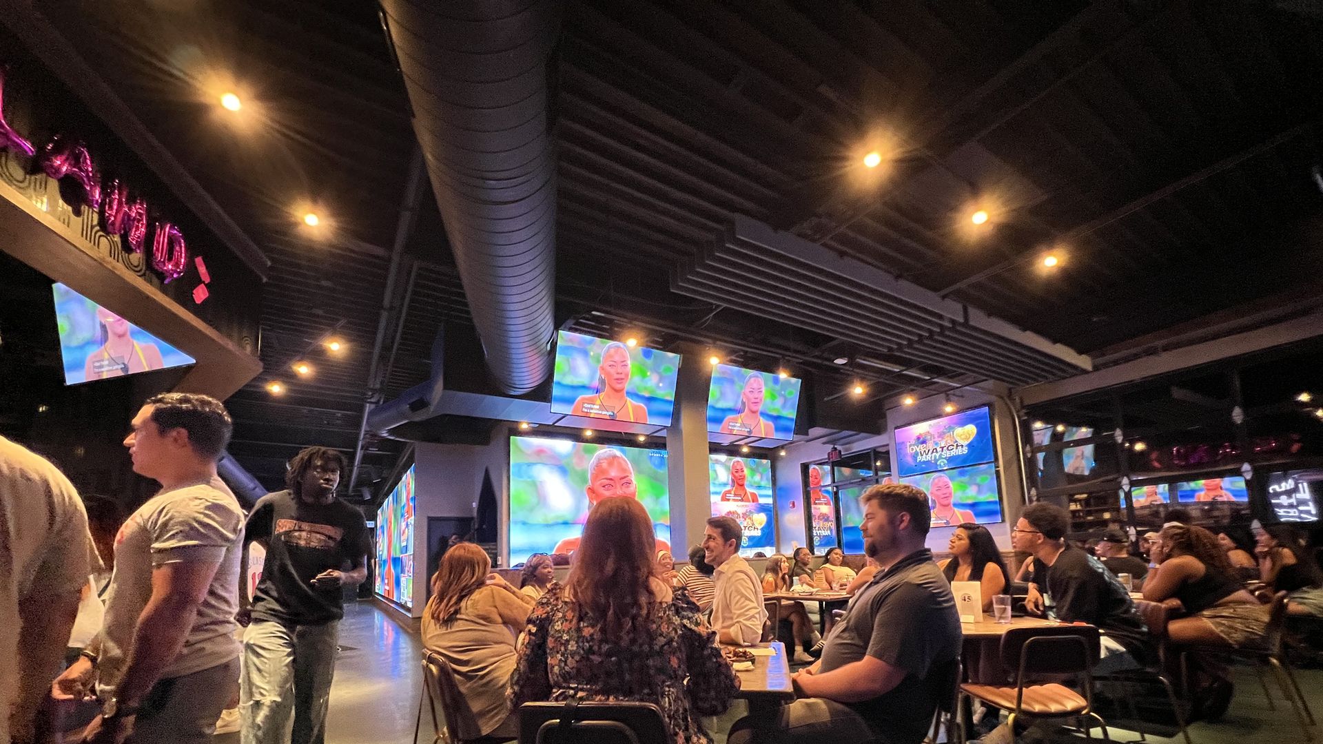 Platform Sports in Lower South End is hosting "Love Island" watch parties Friday and Sunday (and weeknights) at 9pm. 