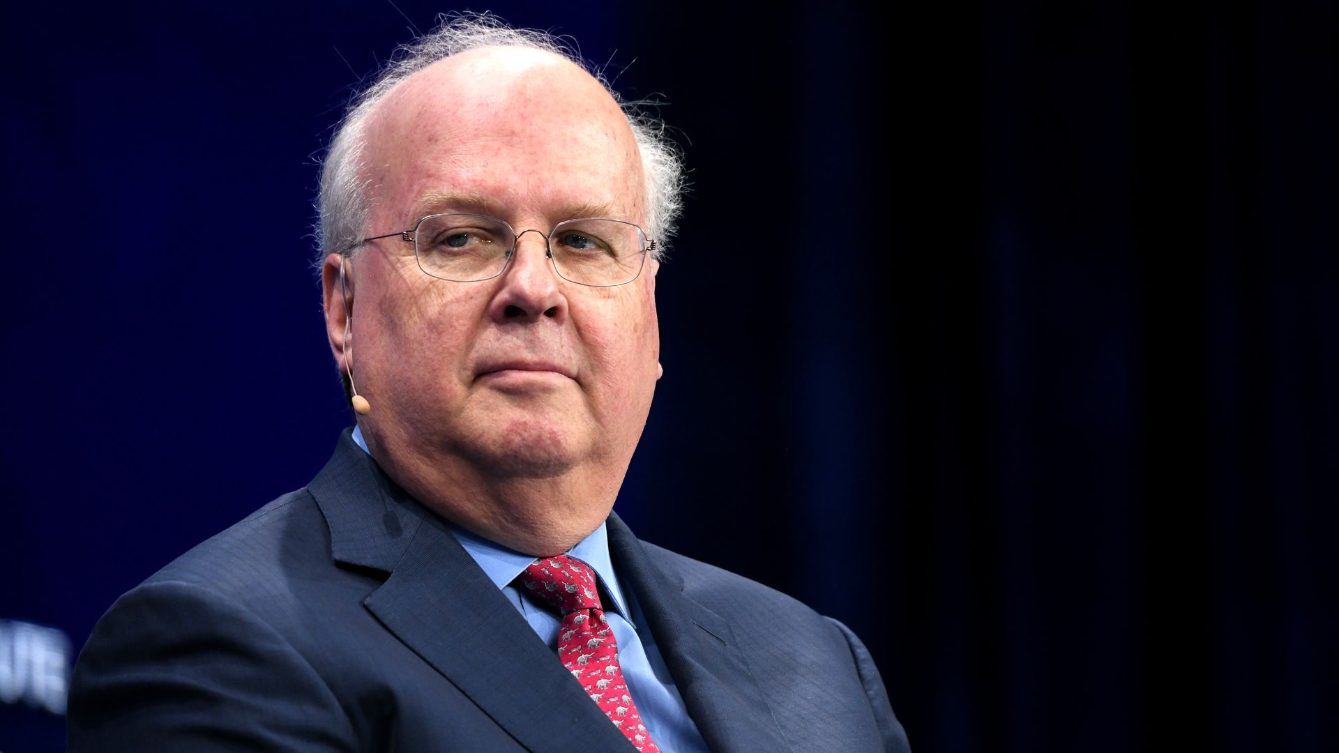 Karl Rove participates in a panel discussion during the annual Milken Institute Global Conference at The Beverly Hilton Hotel on April 29, 2019 in Beverly Hills