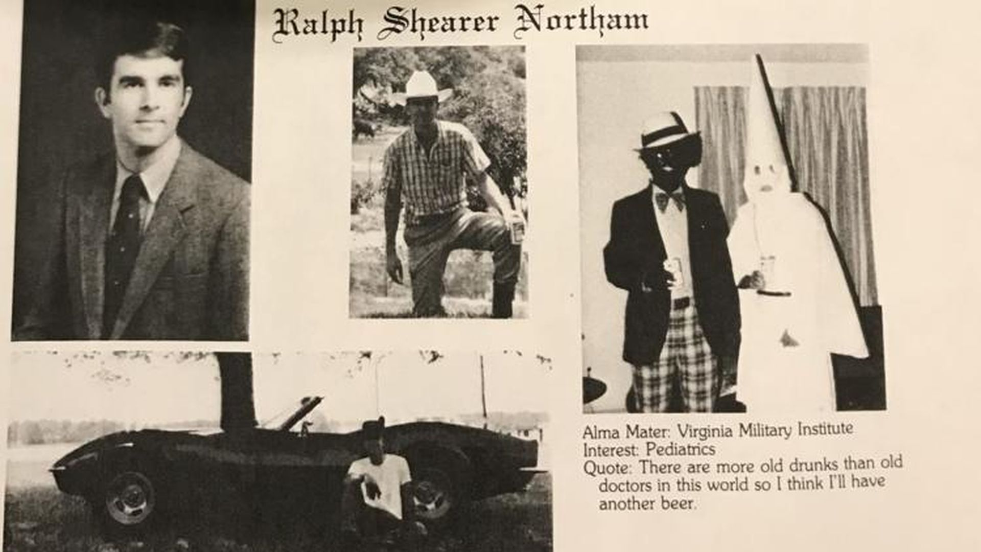 Virginia Gov. Ralph Northam apologizes for racist yearbook photo - Axios1920 x 1080