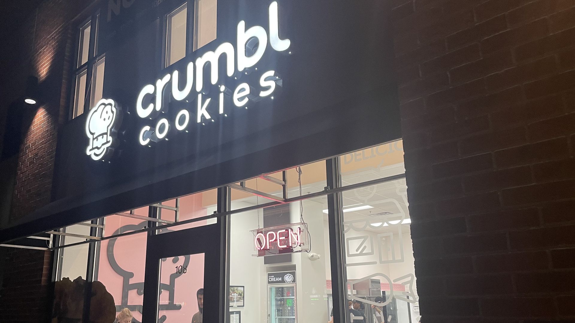 Crumbl Cookie storefront in Ankeny
