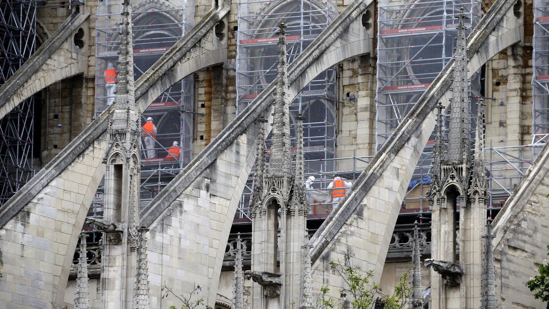 WOrkers at Notre Dame