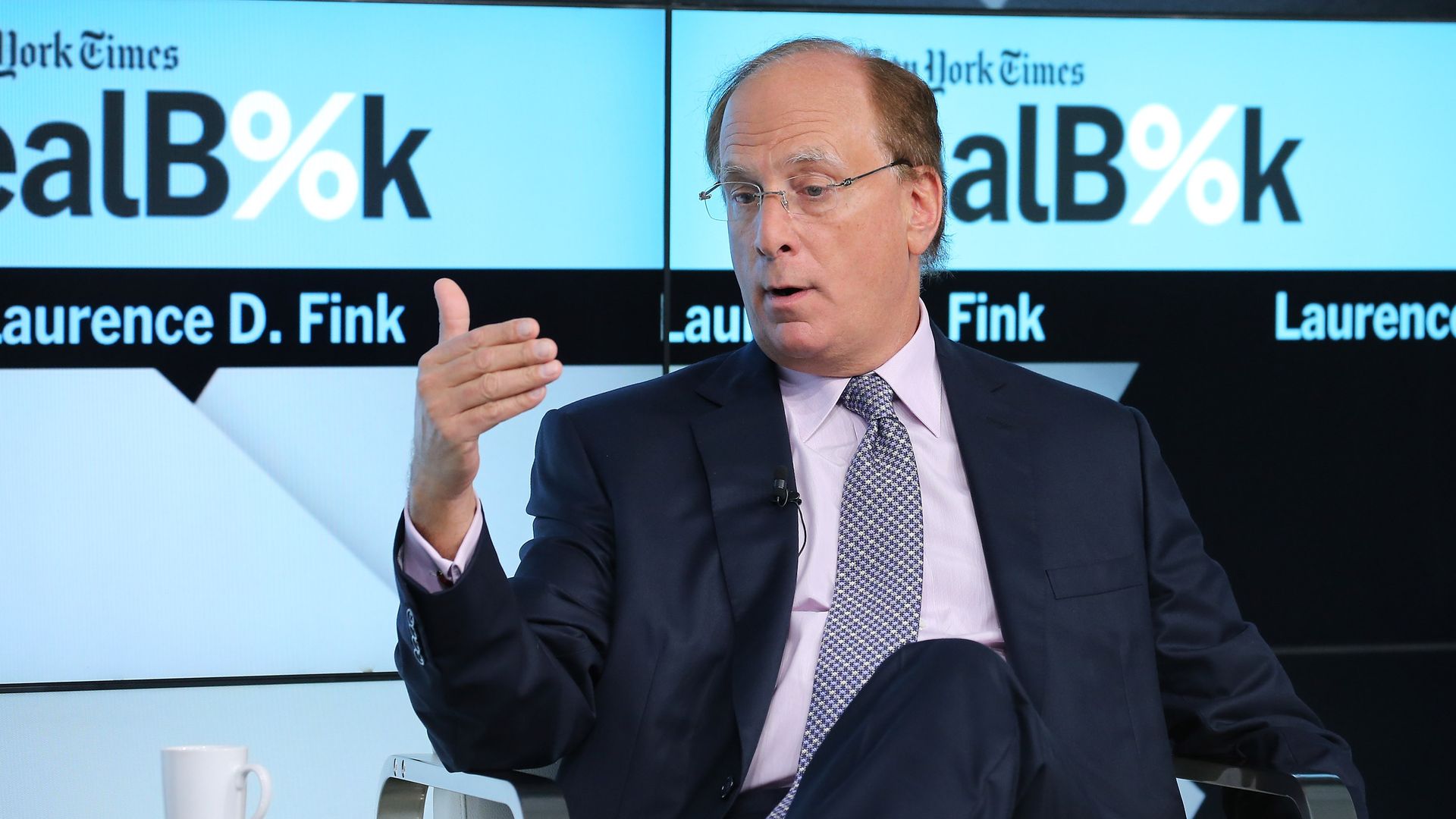 Larry Fink at New York Times Dealbook Conference