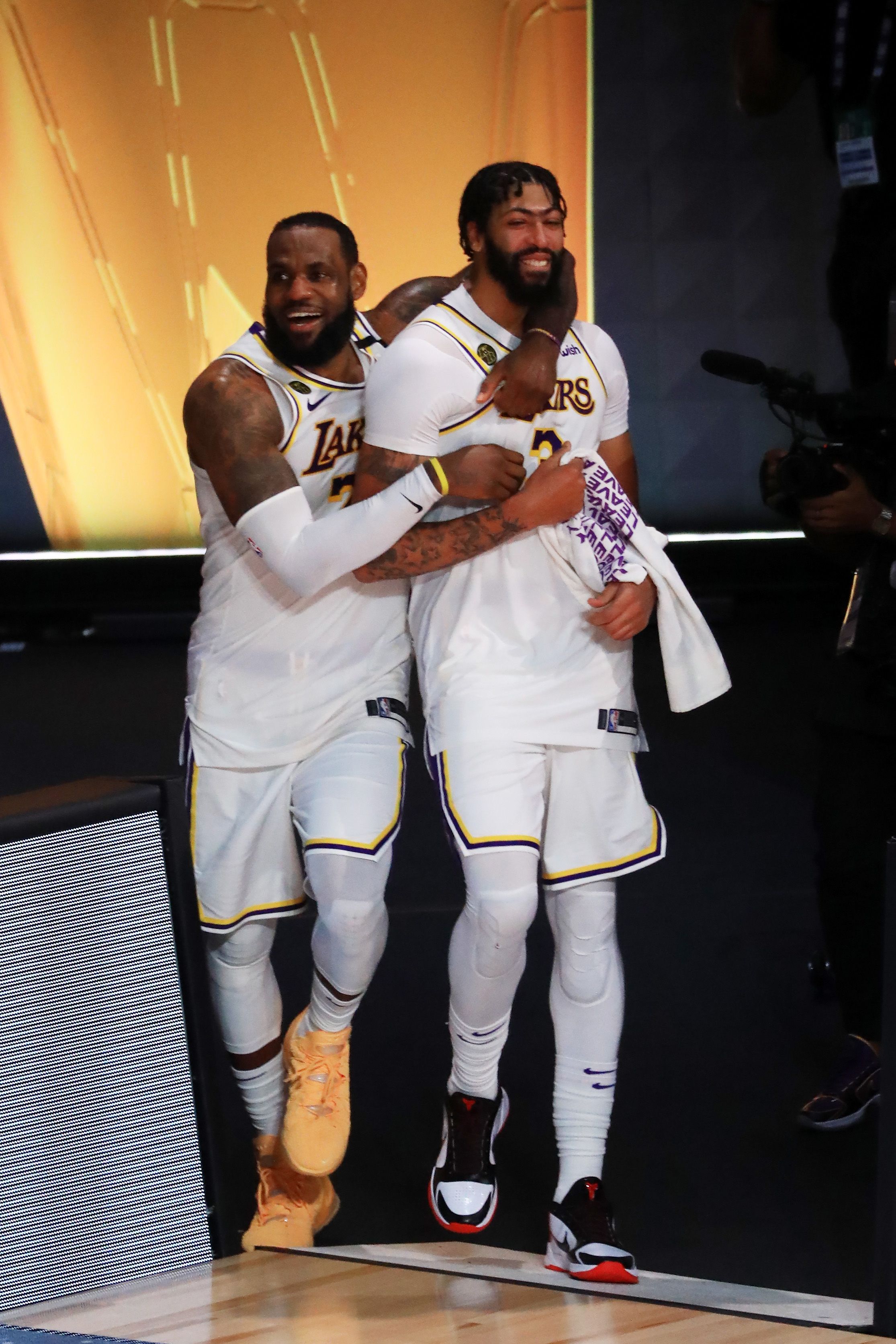 LeBron James and Anthony Davis