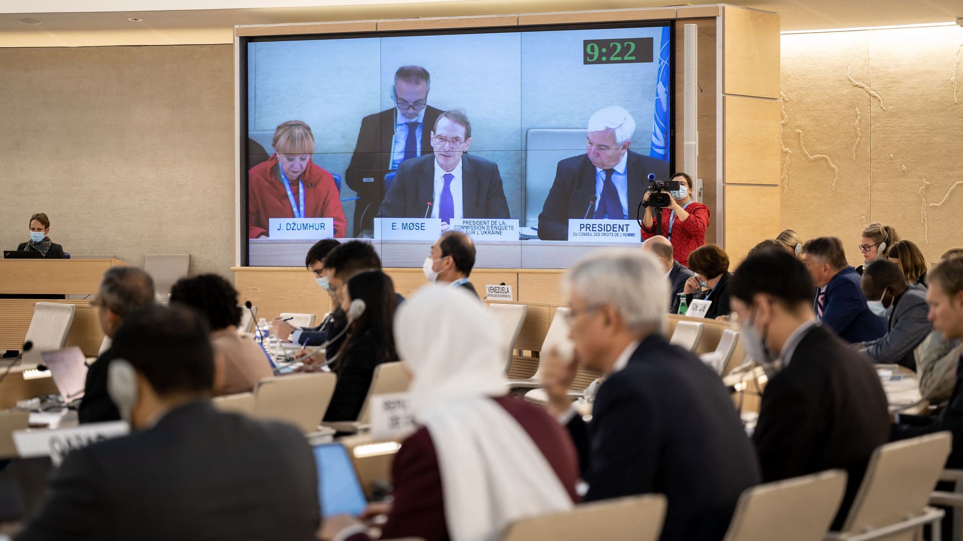 UN human rights council met last month