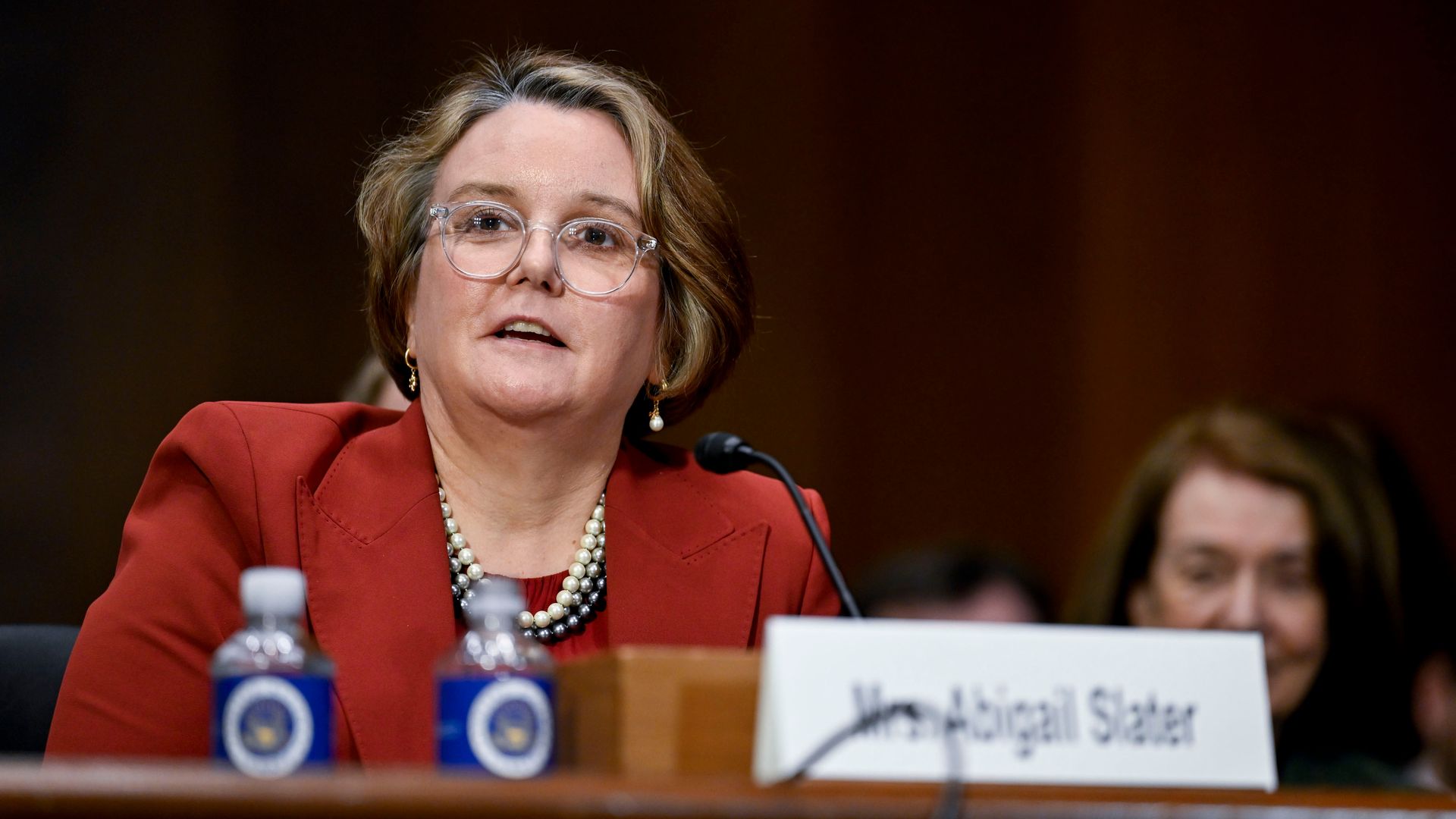 Gail Slater during her confirmation hearing