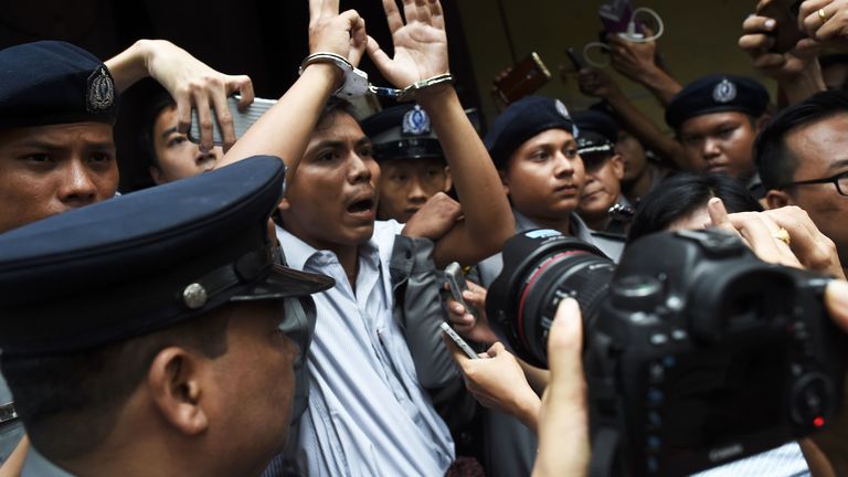 Myanmar Sentences Reuters Journalists Investigating Rohingya Crisis To 7 Years In Prison
