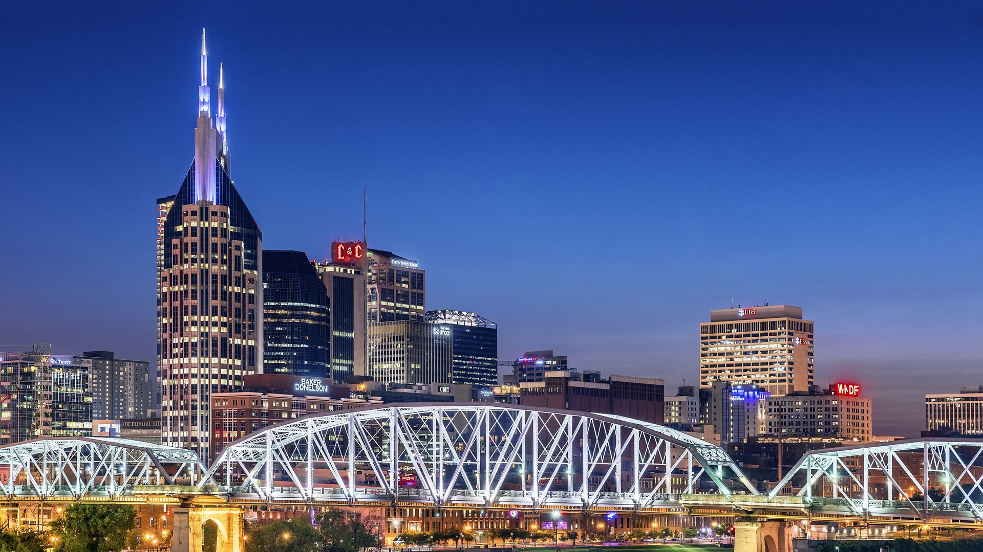 The Nashville skyline