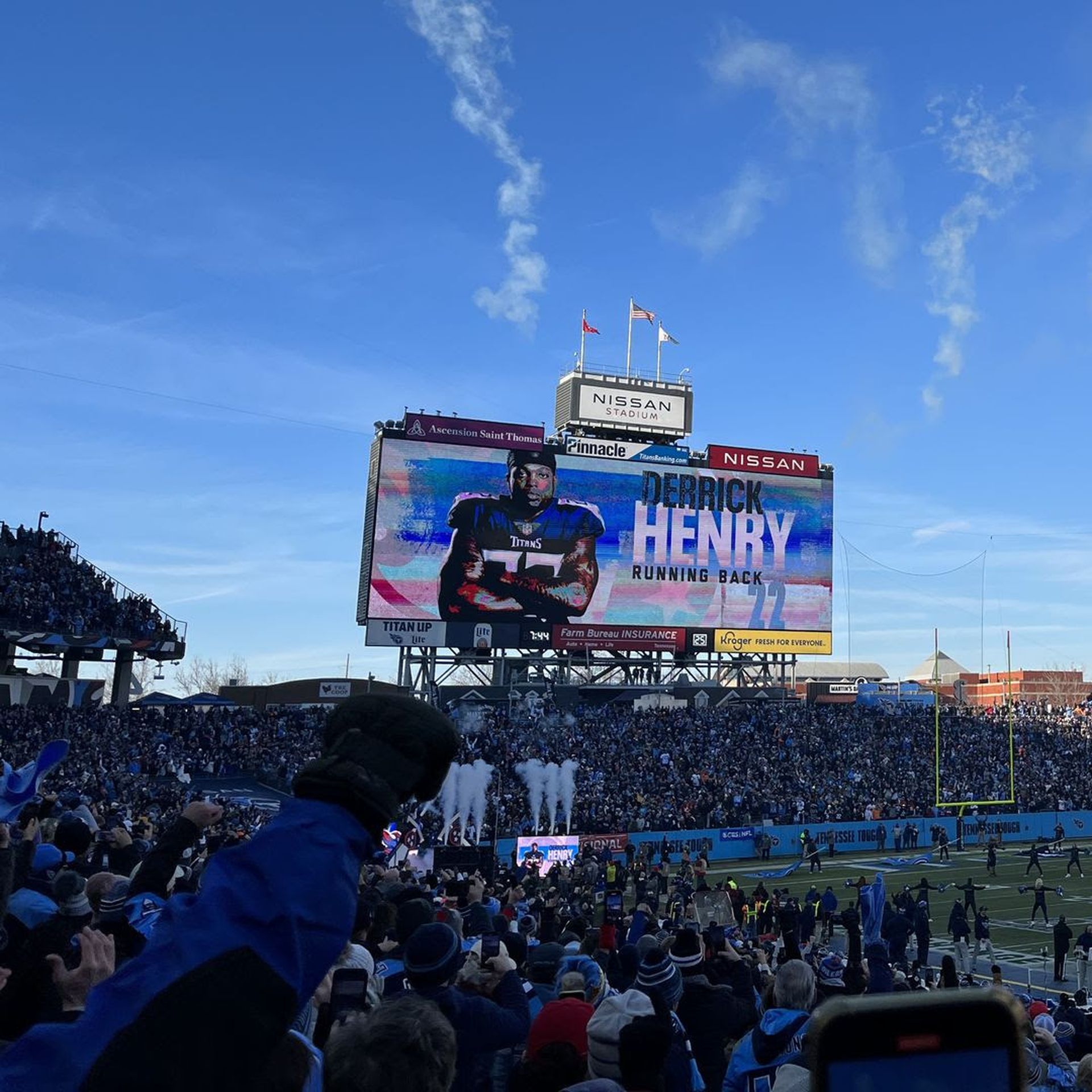 Derrick "King" Henry gets his long awaited pregame introduction Saturday
