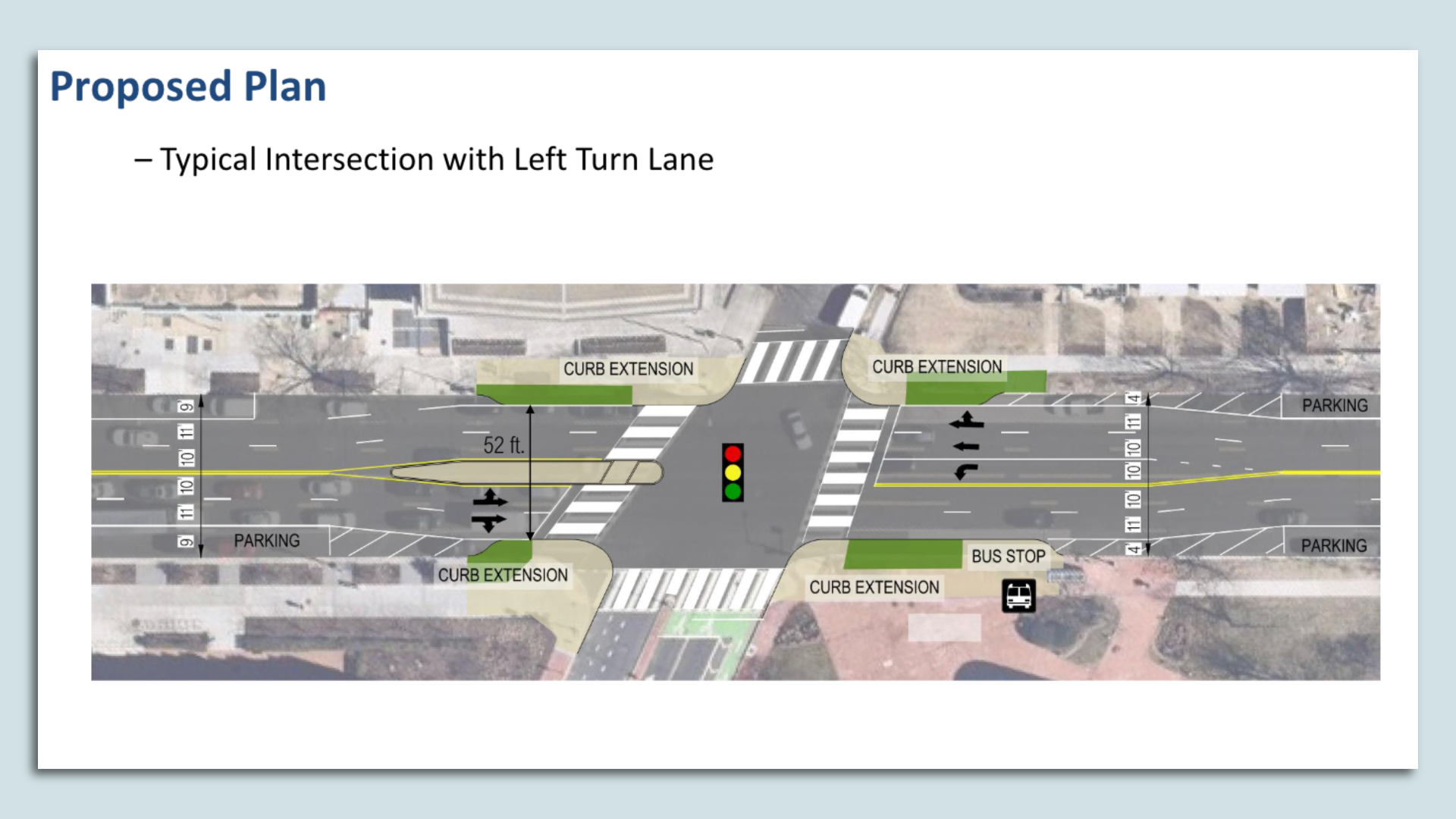 An image showing a rendering of a redesigned Connecticut Avenue