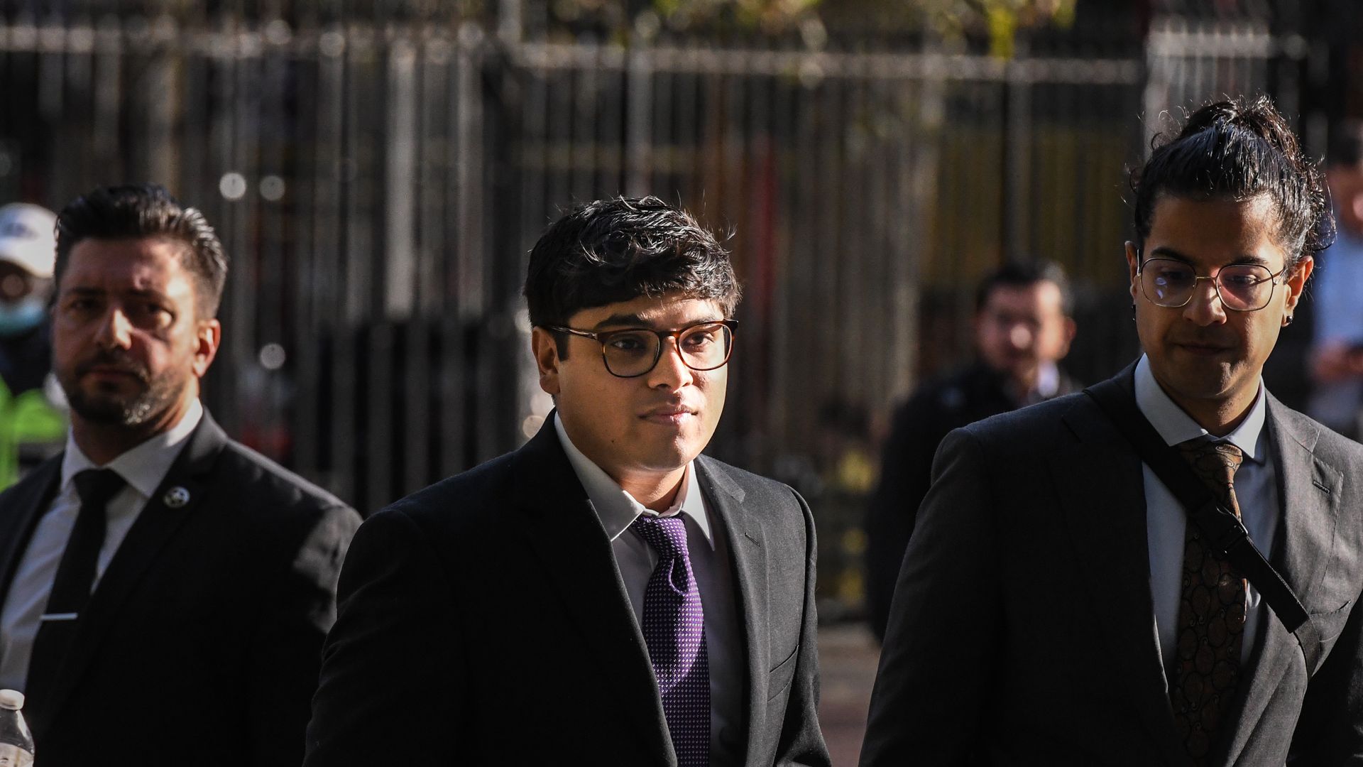 Nishad Singh, former director of engineering at FTX Cryptocurrency Derivatives Exchange, arrives at court in New York