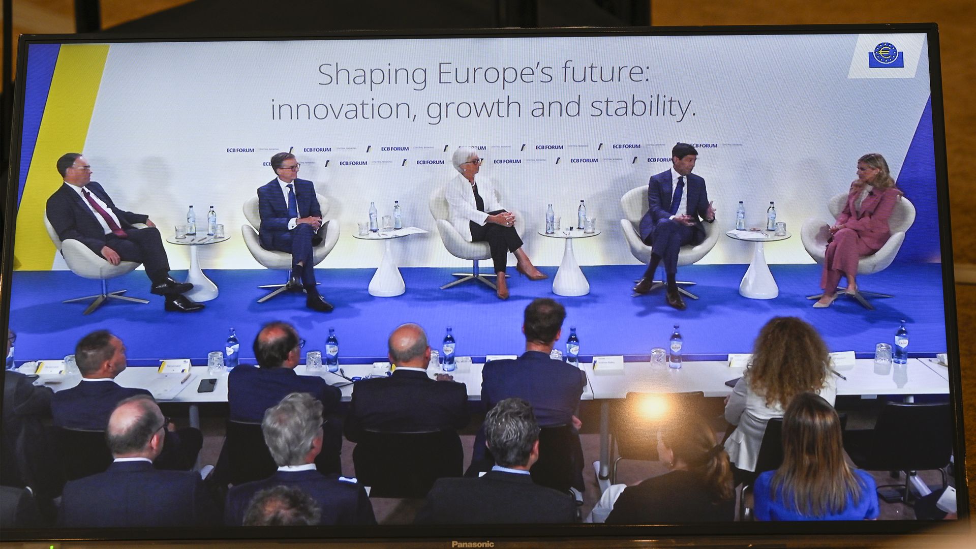 Top central bankers in Sintra, Portugal