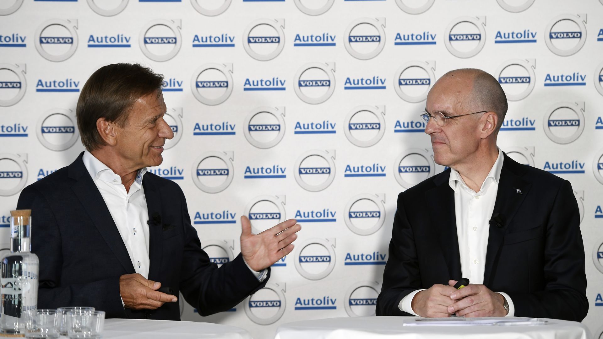 CEO of Volvo Cars Corporation AB and Jan Carlson CEO of Autoliv,  