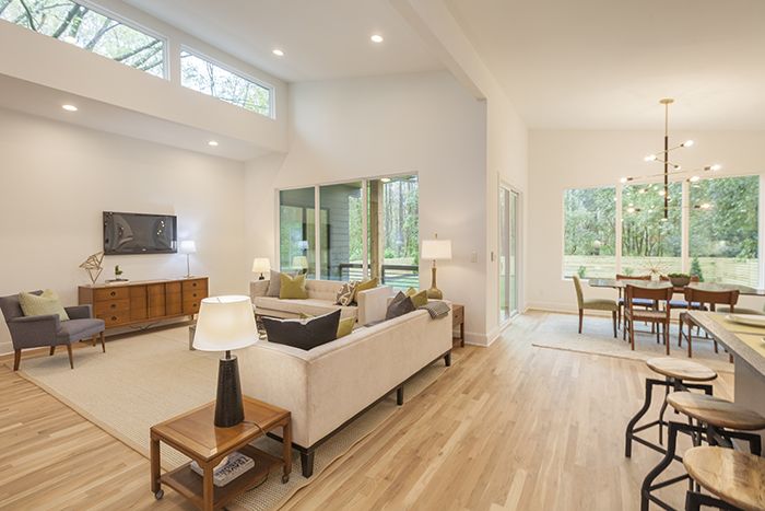 Home of the Year 2019 mid-century modern concept living area