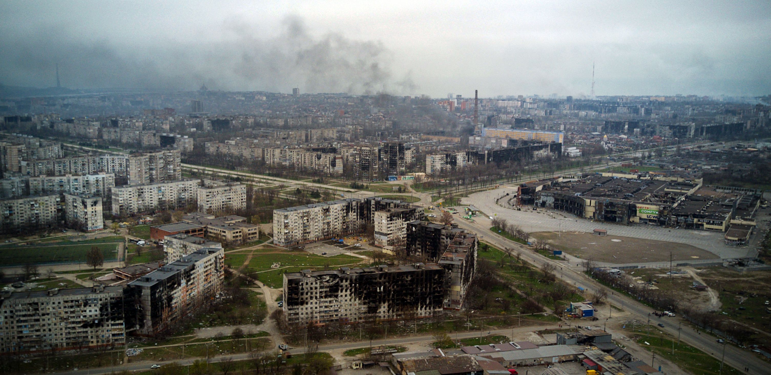 Photos Inside Mariupol, Ukrainian city encircled by Russian forces