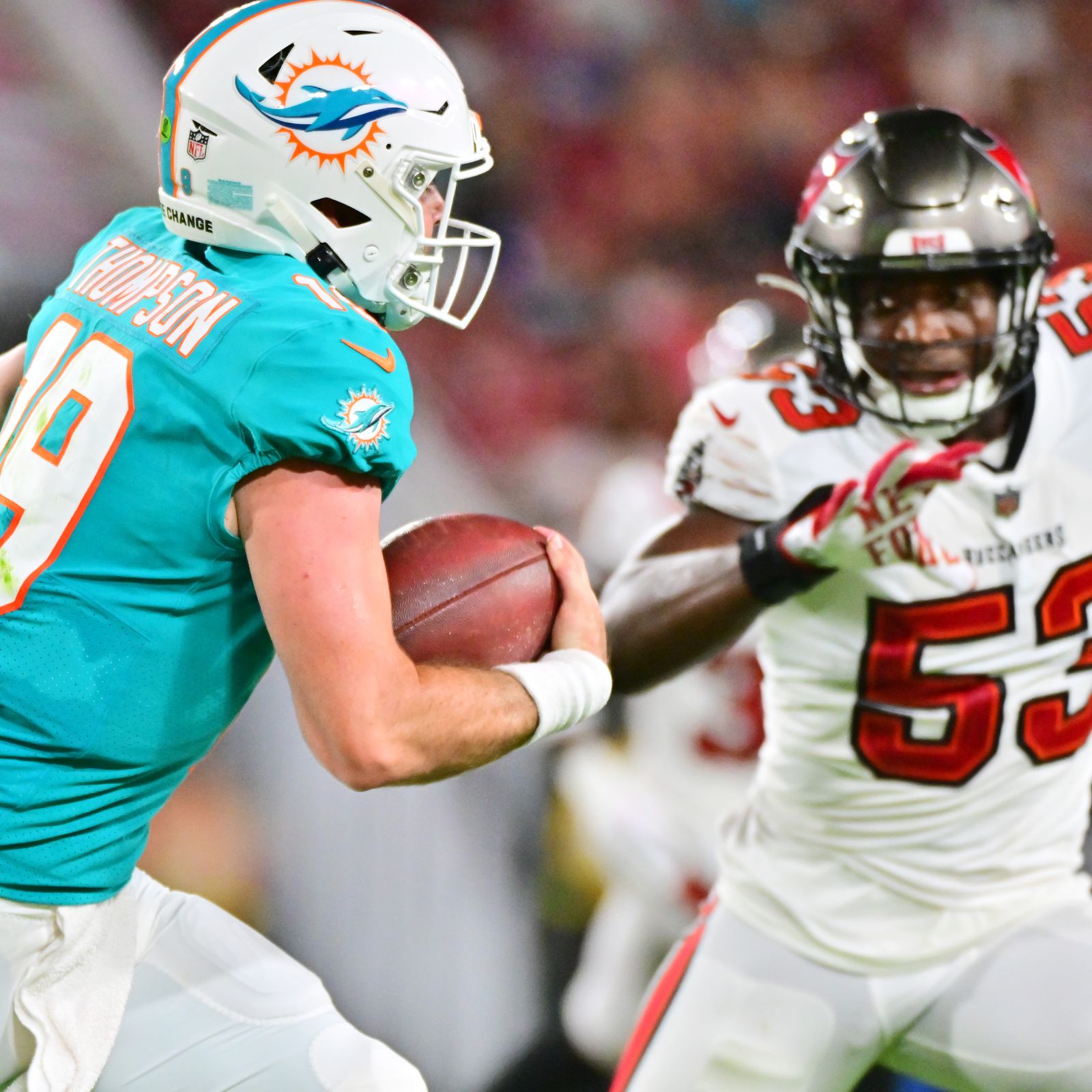 Miami Dolphins win preseason debut against Tampa Bay - Axios Miami