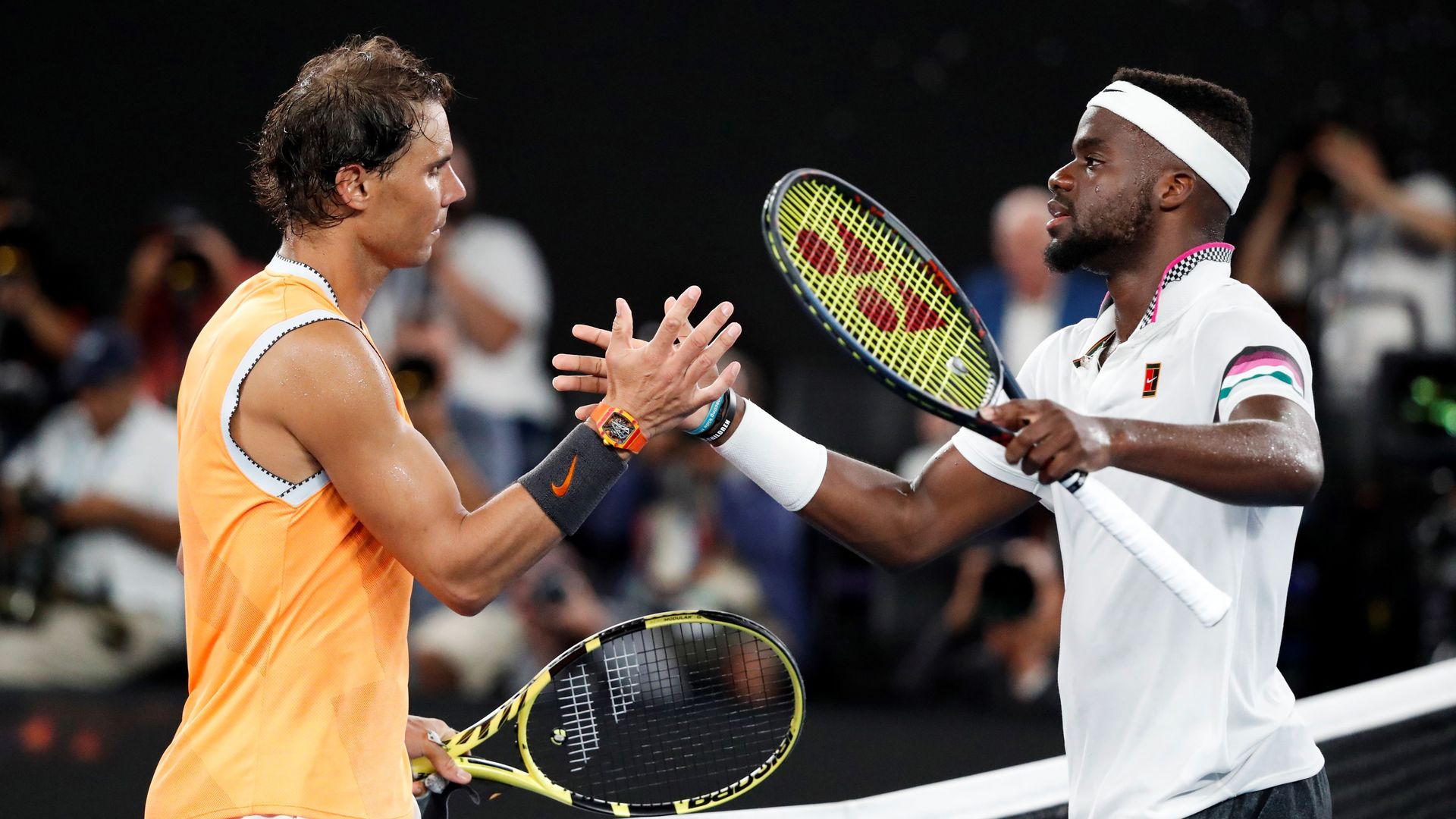 Rafael Nadal and Frances Tiafoe