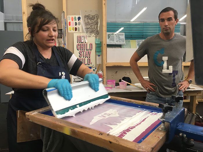 ink screen printing tshirts