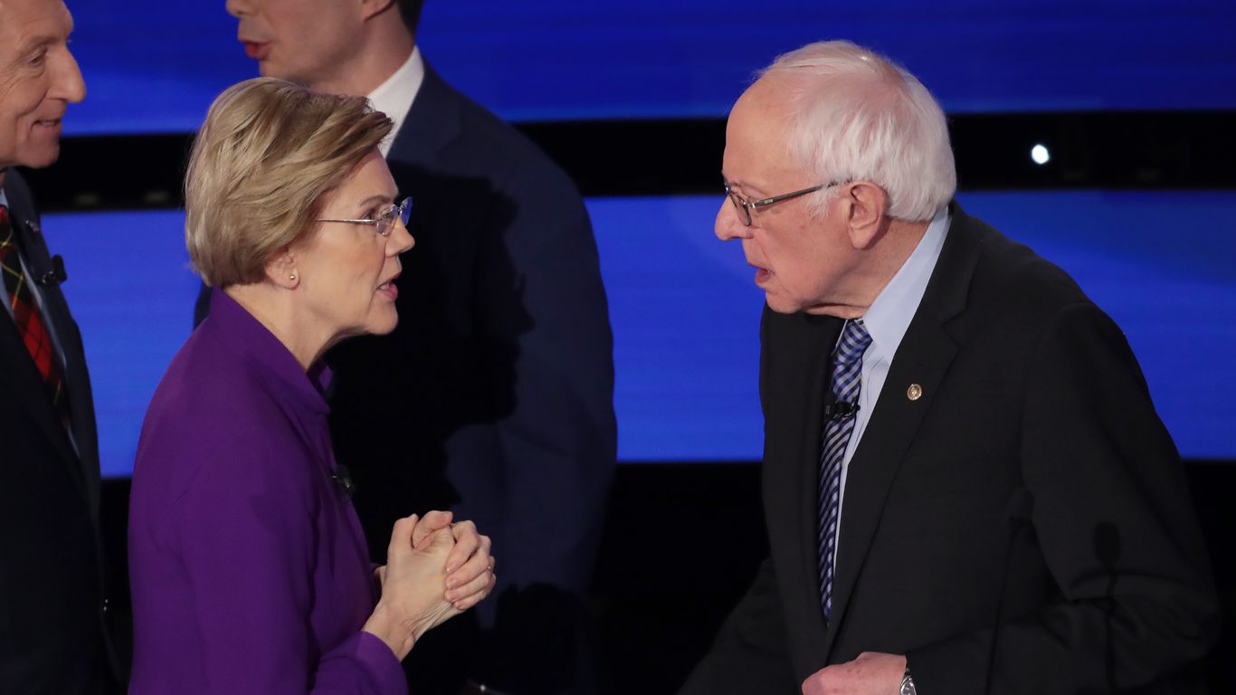 I Think You Just Called Me A Liar On National Tv Warren Confronts Sanders Post Debate 0915