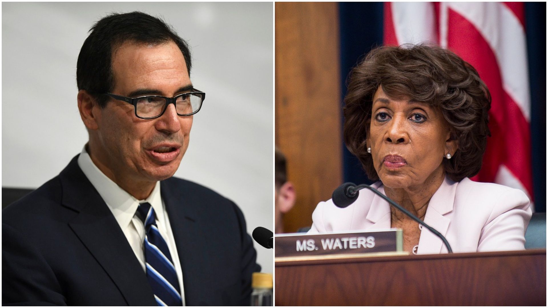 Mnuchin and Maxine Waters