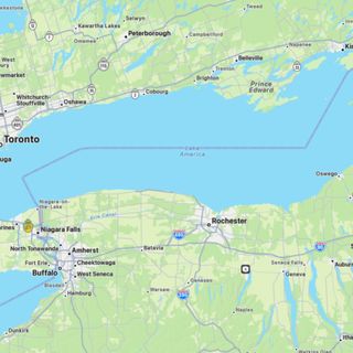 Apple joins Google in renaming Lake Ontario to "Lake America"