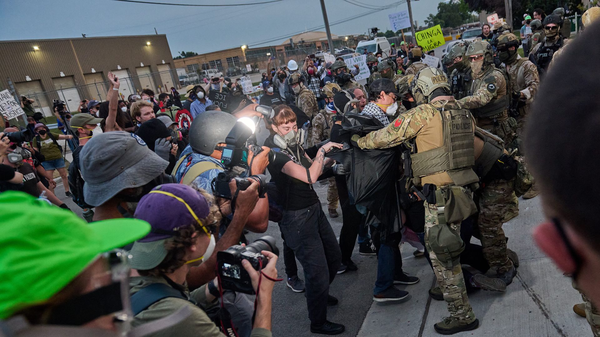 Chicago journalists sue Trump for violence against press at ICE protests