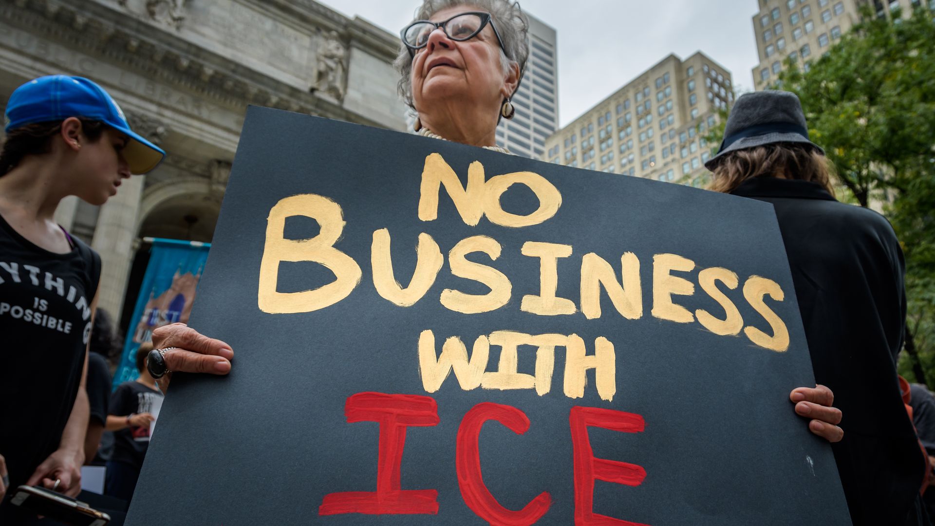 ice protestor