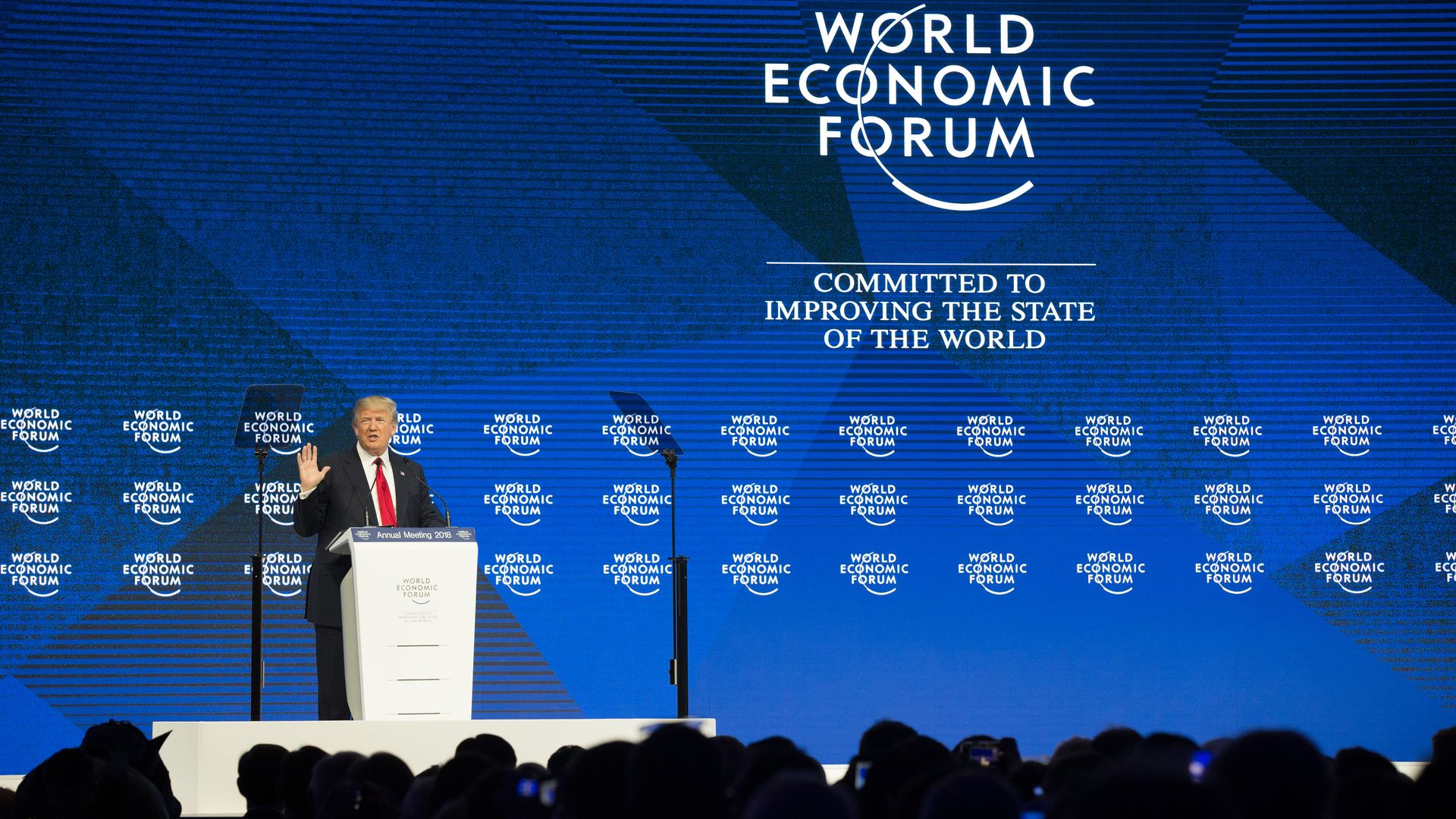 Trump speaking at World Economic Forum