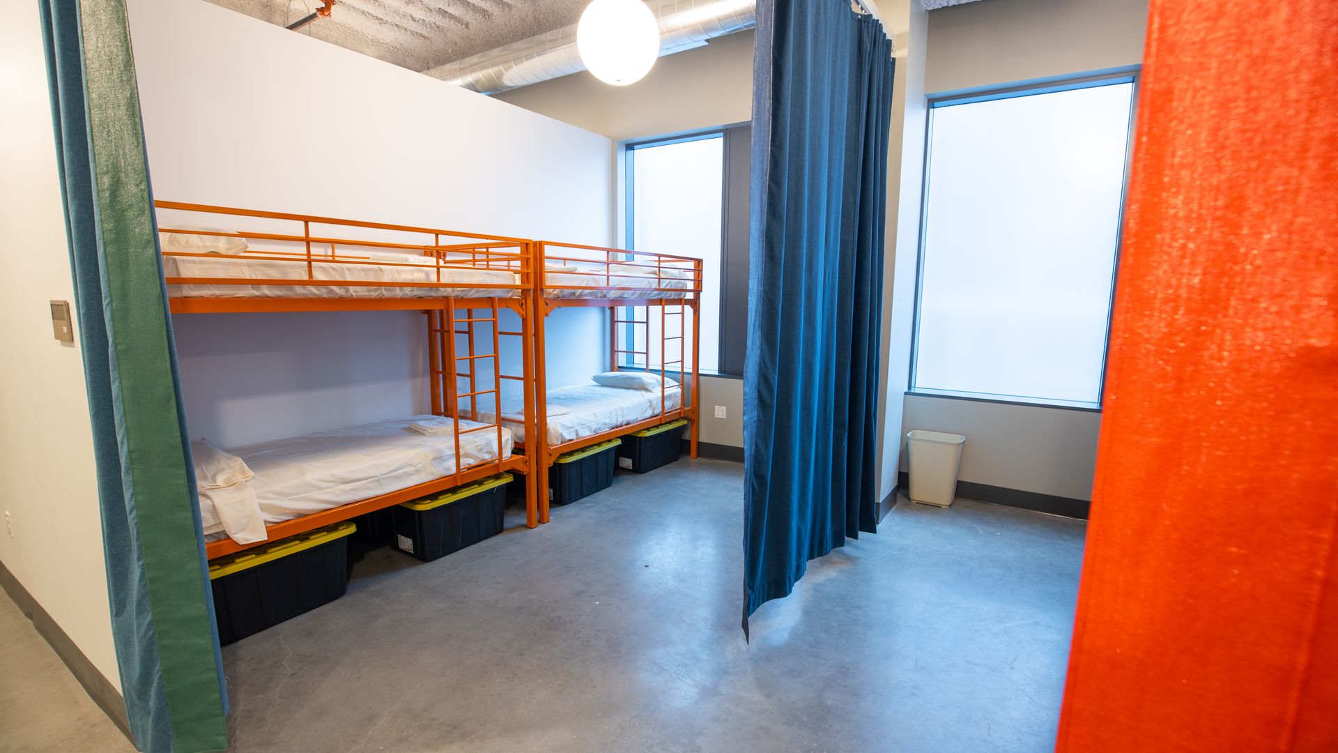 Mary's Place shelter in seattle in an amazon office building