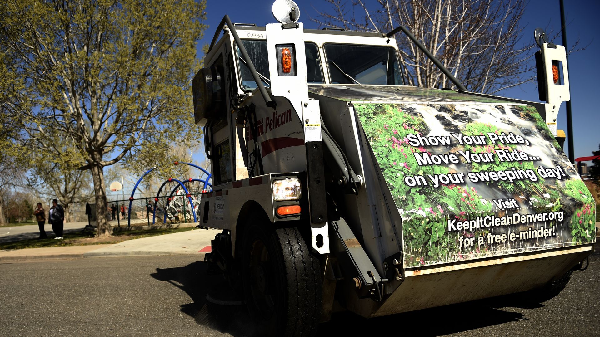 Denver's annual street sweeping program begins April 1. Photo: Joe Amon/The Denver Post via Getty Images