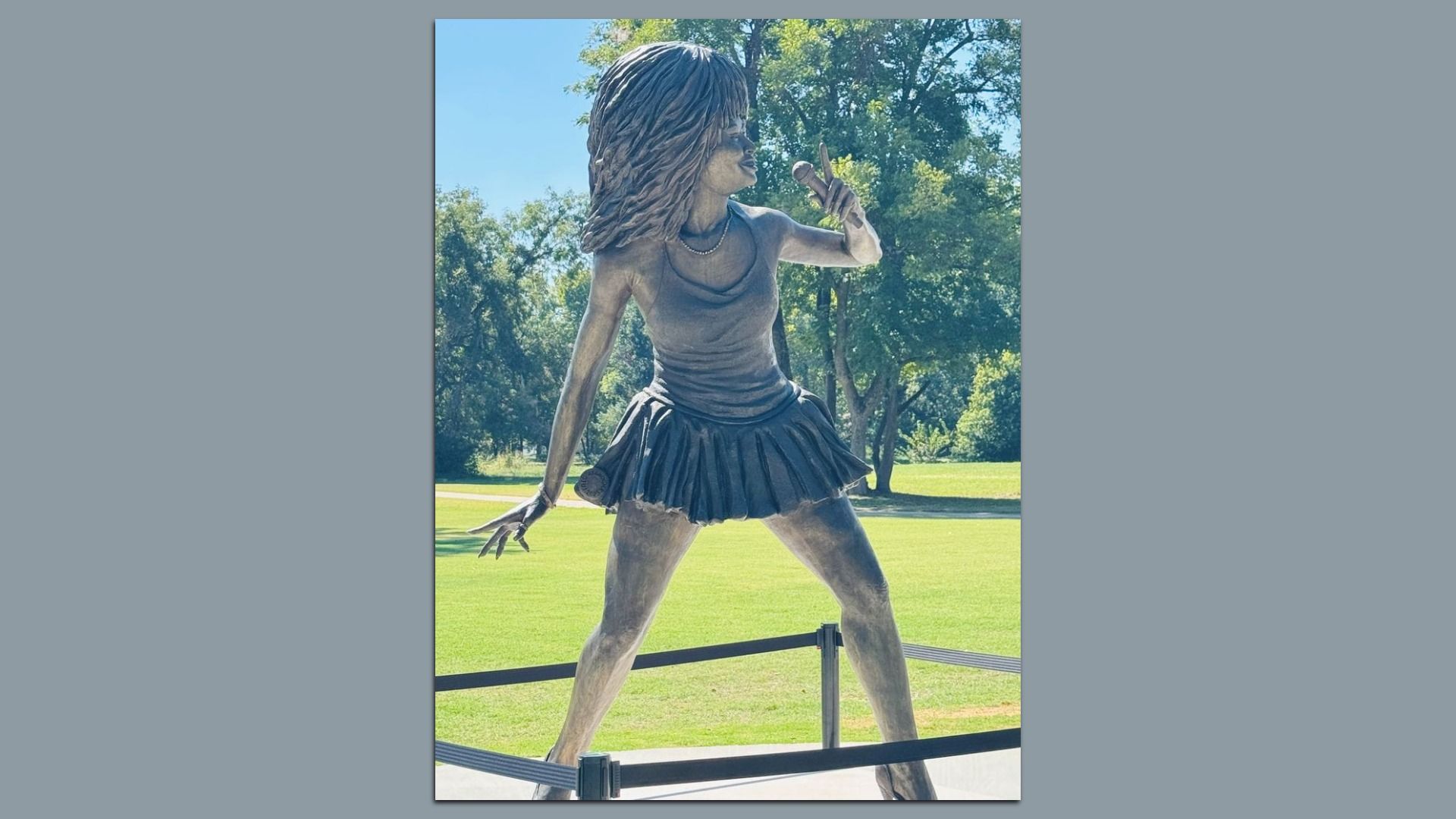 Statue of Tina Turner.