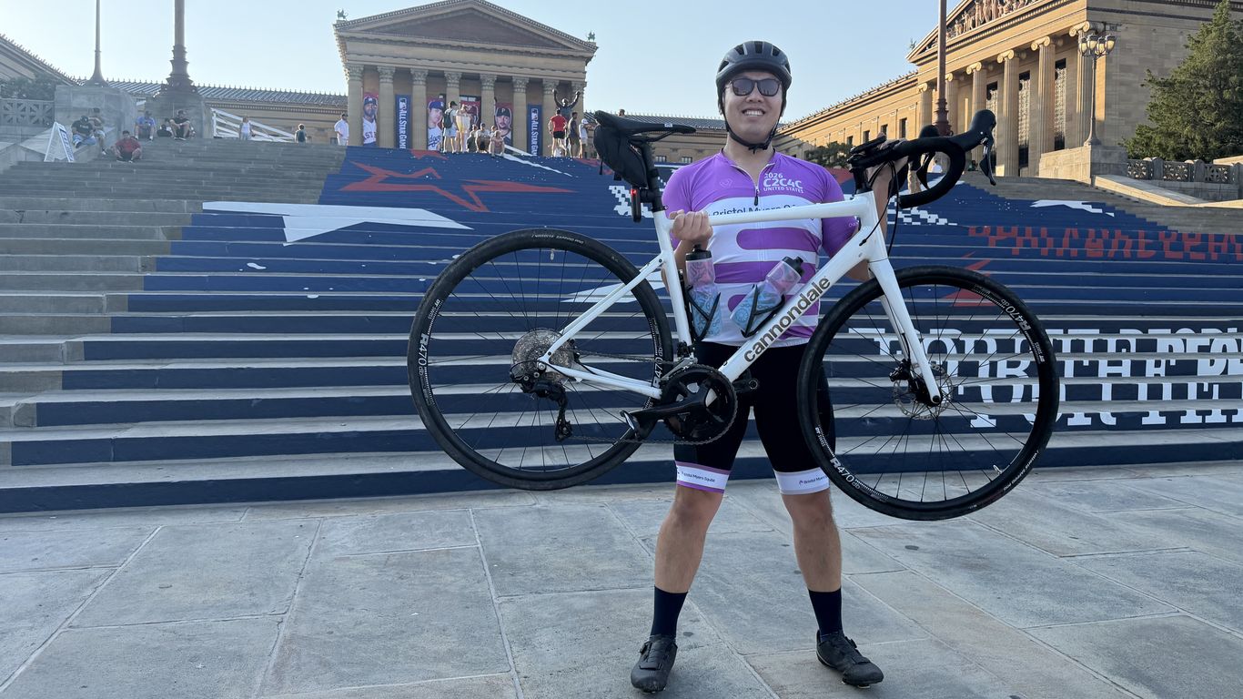 This Fishtown cyclist is biking 230 miles for cancer research — and for grandma
